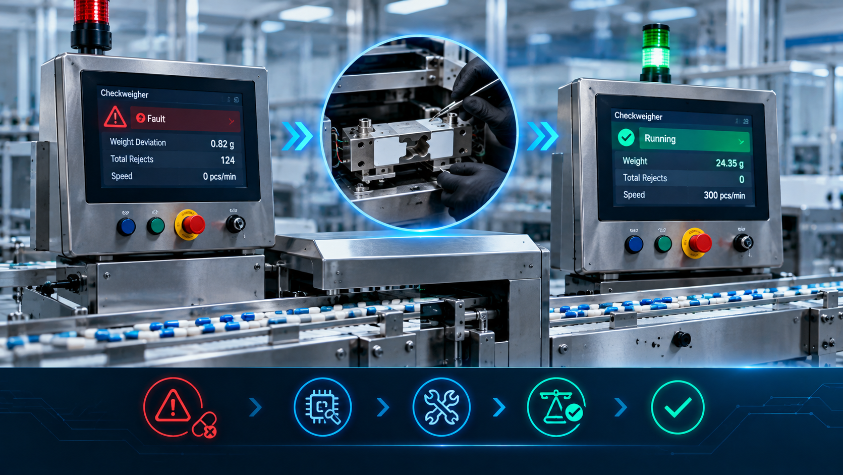 High-Speed Capsule Checkweigher