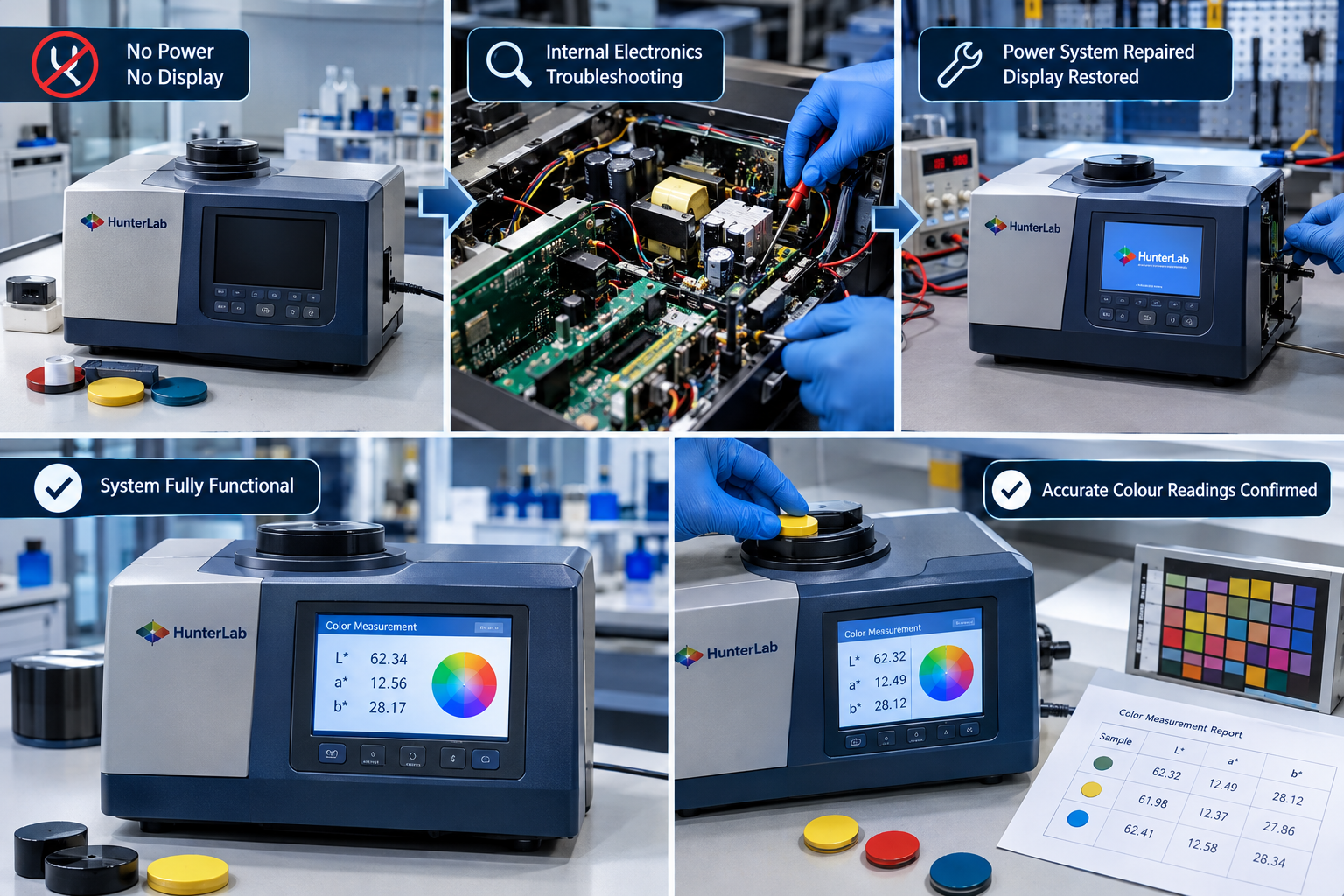 HunterLab Color Measurement Instrument