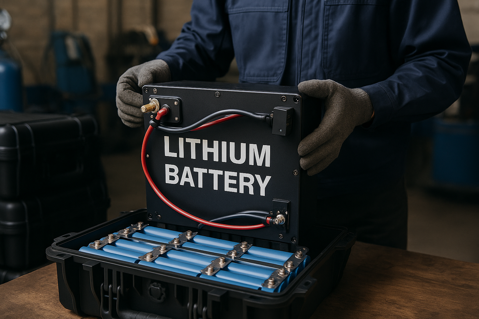 Custom lithium battery pack by FTI